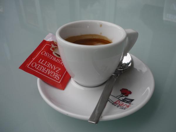 Park Restaurant and Cafe - káva a cukr